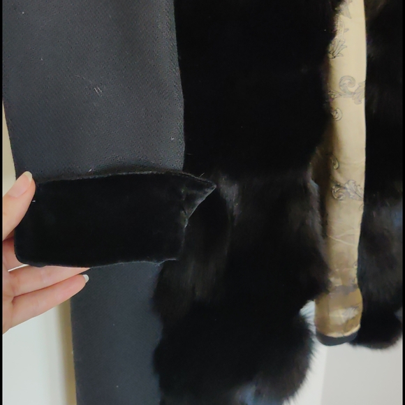 Black fall/spring coat - Picture 5 of 6